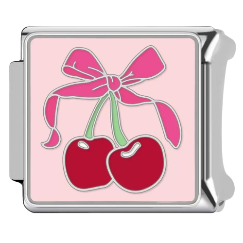 Cerises nœud rose